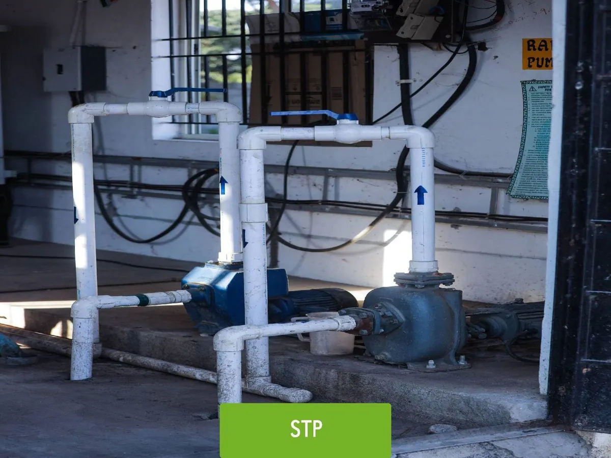 Sewage treatment plant (STP) at Sai Srushti Sangamam