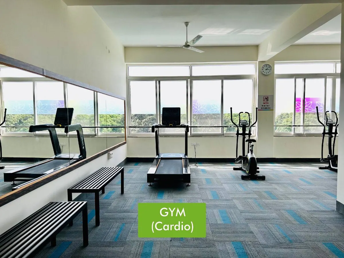 Cardio gym at Sai Srushti Sangamam
